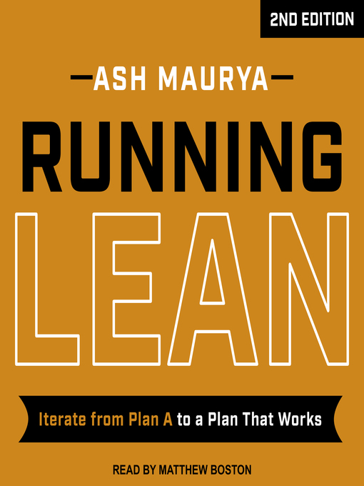 Title details for Running Lean by Ash Maurya - Wait list